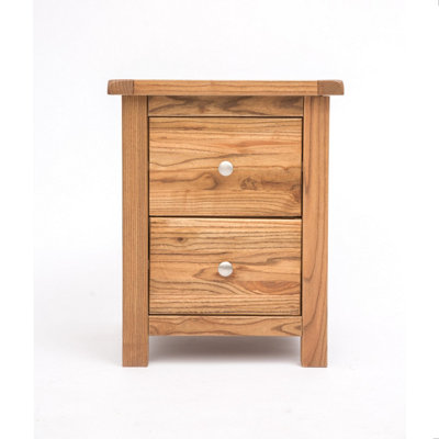 Cabinet Bits Trivento 2 Drawer Bedside Table - Natural - Image 4