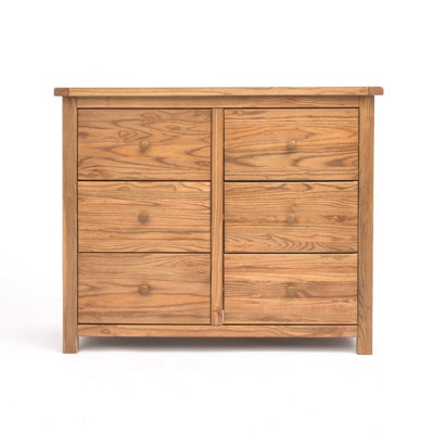 Cabinet Bits Trivento 6 Drawer Chest Of Drawers Wood Knob Light
