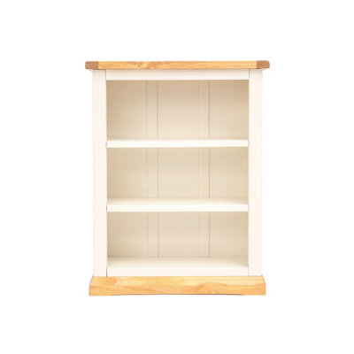 Trevi Bookcase - 3 Shelf - Off White - Pine Wood - Image 3