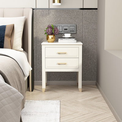 Cabinet Bits Unisex Off-White Palazzi Drawer Bedside Table In Size 2 - Image 3