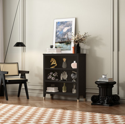 B&Q -  Palazzi Bookcase H97 W89 D25CmBlack