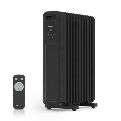PureMate 2300W Digital Oil Filled RadiatorBlack from B&Q