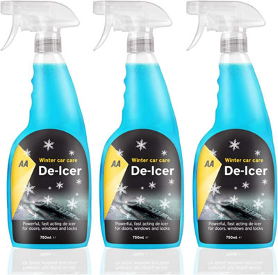 Aa Fast Acting De-Icer3 X 750MlMulti-Pack from B&Q
