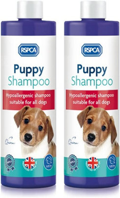 B&Q Rspca 2 X 250Ml Puppy Shampoo - Gentle Hypoallergenic Shampoo