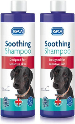 Rspca 2 X 250Ml Soothing Dog ShampooNaturally Soothes Dry And Irritated Skin from B&Q