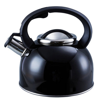 Liberty Black 2.5 Litre Whistling Kettle Camping Caravan Motorhome - Image 4