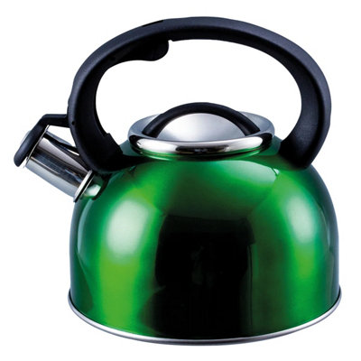 Whistling Gas Kettle Induction Liberty 2.5L Green Caravan Motorhome Camping - Image 5