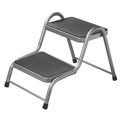 B&Q -  Liberty Double Metal Step Step Stool - Image 4