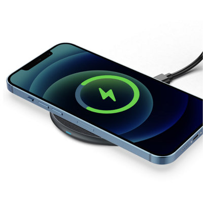 B&Q -  15W Qi Wireless Charging Pad In Black