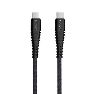 Silverlabel 2M Usb-C To Usb-C Braided Cable Black from B&Q