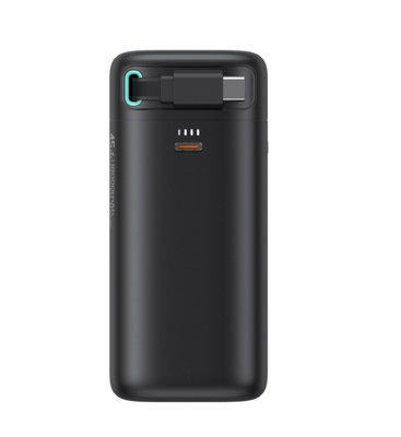 Silverlabel 2In1 18K Powerbank&retract Usb-C Cable Black from B&Q