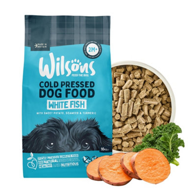 Wilsons White Fish Cold Pressed Dog Food Natural Gentle Protein Omega 3 Diet10Kg Bag from B&Q