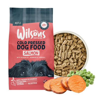 Wilsons Salmon Cold Pressed Dog Food Natural High Protein Omega 3 Nutrition Diet2Kg Bag from B&Q