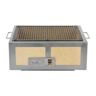 Medium Wide Kasai Stainless Steel Konro Bbq Grill from B&Q