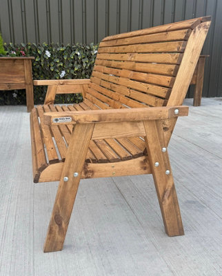 B&Q -  Churchill 3 Seater Garden Bench