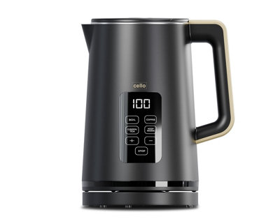 Cello 3000W Electric Digital Kettle With Temperature Control - Black - Image 4