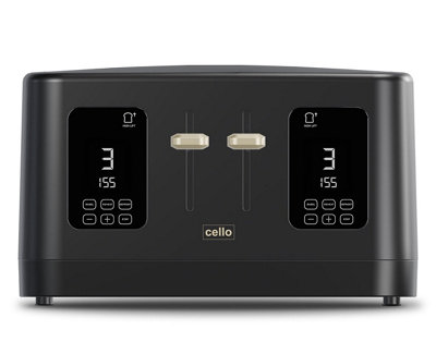 Cello -Tr186-Bk Black 4 Slice Digital Toaster - Image 6