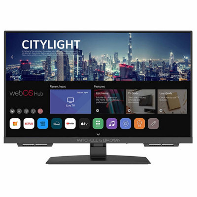 Mitchell & Brown 24"" HD Ready Smart LED TV JB-24DVD1811ST with DVD & Freesat - Image 5