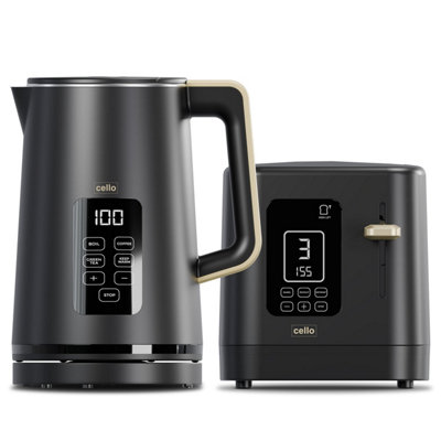 Cello Breakfast BundleDigital Kettle + 2 Slice Toaster