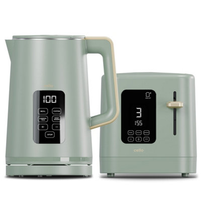 Cello Breakfast BundleDigital Kettle + 2 Slice Toaster
