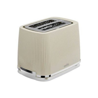 Cello Aria Vanilla Cream 2 Slot Toaster from B&Q