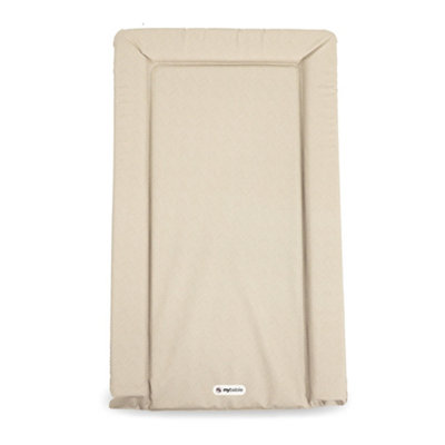 My Babiie Changing Mat - Oatmeal Herringbone - Image 4