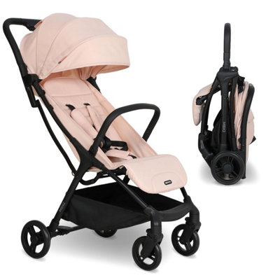 My Babiie Mbx2 Compact Stroller - Blush Pink - Image 4