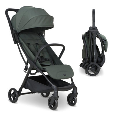 My Babiie Mbx2 Compact Stroller - Forest Green - Image 4