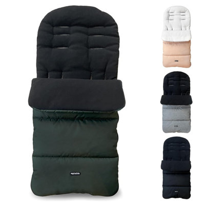  - My Babiie FootmuffFleece Lined CosytoesUniversal Fitting For PushchairStrollerBuggy & PramDual LayerShowerproof