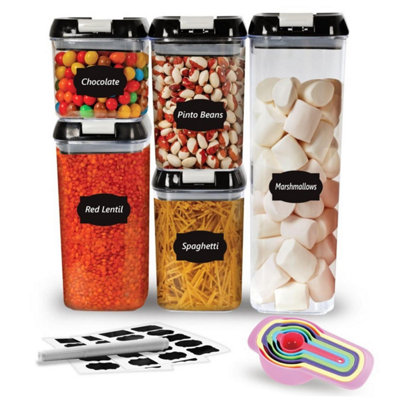 5 Piece Food Storage Plastic Container Set - Image 6