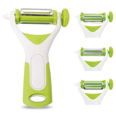 3-In-1 Food Straight Julienne Serrated Peeler For Vegetables And Fruit from B&Q