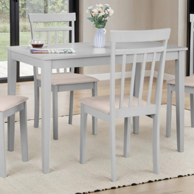B&Q -  Taku Rectangular 4 Seater Dining TableGrey