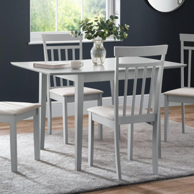 B&Q -  Rufford Square To Rectangular Extending 4 Seater Dining TableGrey