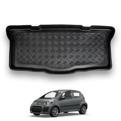 Nomad Citroen C1 (2005-2014) Boot Liner Tailored Boot Mat Protector Waterproof Raised Edges Accessoryeasy Install All-Weather