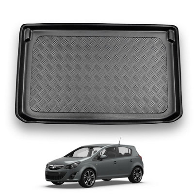 Nomad Vauxhall Corsa D (2006-2014) Boot Liner (Upper Boot Position) Tailored Boot Mat Protector Waterproof Raised Edges Accessory from B&Q