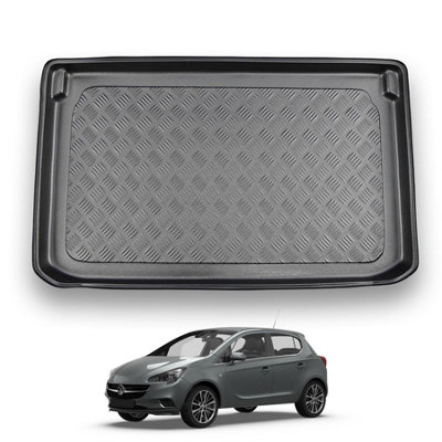 Nomad Vauxhall Corsa E (2014-2019) Boot Liner (Upper Boot Position) Tailored Boot Mat Protector Waterproof Raised Edges Accessory from B&Q