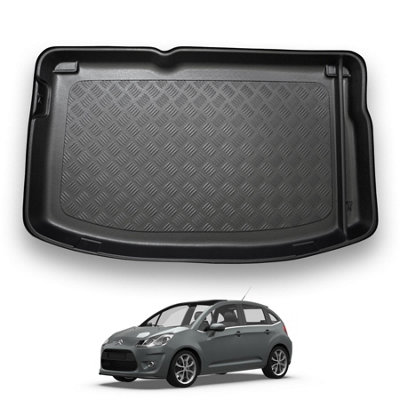 Nomad Citroen C3 (2009-2016) Boot Liner Tailored Boot Mat Protector Waterproof Raised Edges Accessoryeasy Install All-Weather from B&Q