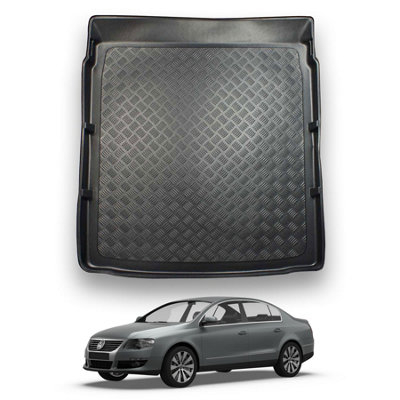 Nomad Vw Passat (2005-2011) Boot Liner (Saloon Models) Tailored Boot Protector Waterproof Raised Edges Accessory Dog Pet Friendly from B&Q