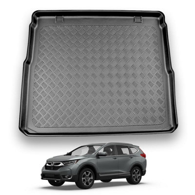 B&Q -  Honda Cr-V (2018+) Boot Liner Tailored Boot Protector Waterproof Raised Edges Accessory Pet Friendly Easy Install