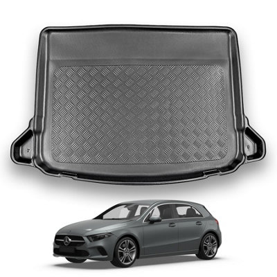 Nomad Mercedes A Class (2018+) (W177) Boot Liner (Hatchback Models) Tailored Boot Mat Protector Waterproof Raised Edges Accessory from B&Q