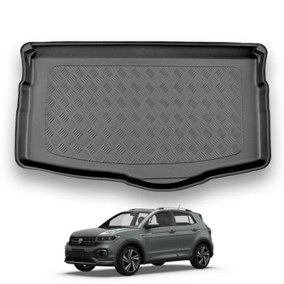 B&Q -  Vw T-Cross (2019+) Boot Liner (Lower Boot Position) Tailored Boot Protector Waterproof Accessory Dog Pet Friendly
