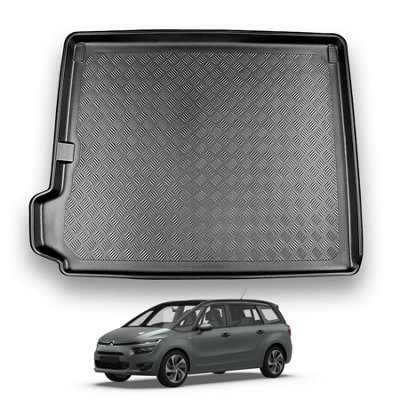Nomad Citroen C4 Grand Picasso (2013-2020) Boot Liner (Fits 7 Seats Model With 3Rd Row Folded) Tailored Boot Mat Protector from B&Q