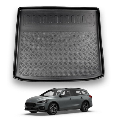 Nomad Ford Focus Active (2018+) (Mk4) (Estate) Boot Liner (Upper Boot Position) Tailored Boot Mat Protector Waterproof Accessory from B&Q