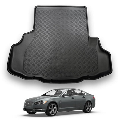 Nomad Jaguar Xf (2008-2015) Boot Liner (Saloon Models) Tailored Boot Protector Waterproof Raised Edges Accessory Dog Pet Friendly from B&Q