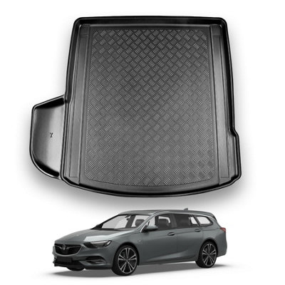 Nomad Vauxhall Insignia B (2017+) Boot Liner Tailored Fit Boot Mat Protector Waterproof Raised Edges Easy Install All-Weather from B&Q
