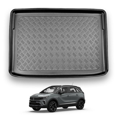 Nomad Vauxhall Crossland X (2017+) Boot Liner (Upper Boot Position) Tailored Boot Mat Protector Waterproof Raised Edges Accessory from B&Q