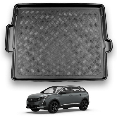 Nomad Peugeot 3008 (2017+) Boot Liner (Upper Boot PositionNot For Hybrid Models) Tailored Boot Mat Protector Waterproof from B&Q