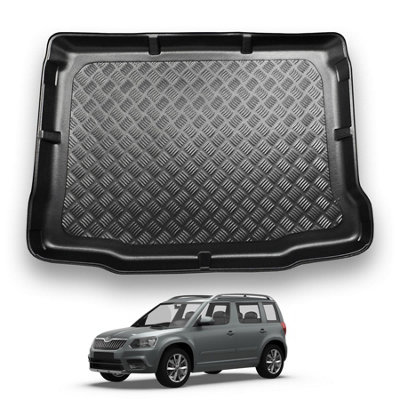 Nomad Skoda Yeti (2009-2017) Boot Liner (Lower Boot Position) Tailored Boot Protector Waterproof Raised Edges Accessory from B&Q