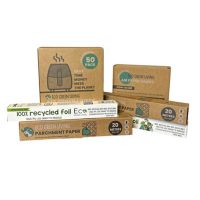 Foil X 210M X 30Cm Parchment Paper X 220M X 30Cm Air Fryer Liners X 2 50 Papers from B&Q