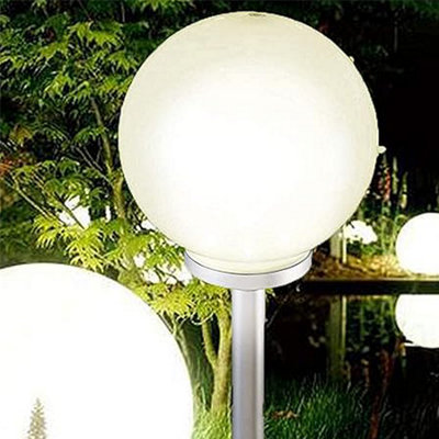 Geezy Solar Outdoor Garden Stake Light Dusk To Dawn Globe Light Patio Lawn Yard 30 Cm from B&Q